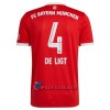 Virallinen Fanipaita FC Bayern München De Ligt 4 Kotipelipaita 2022-23 - Miesten